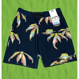 NWT-SZ: 27/16 Youth/Boys Billabong Sundays Pro Panel Board Short Swim-Trunks-$49
